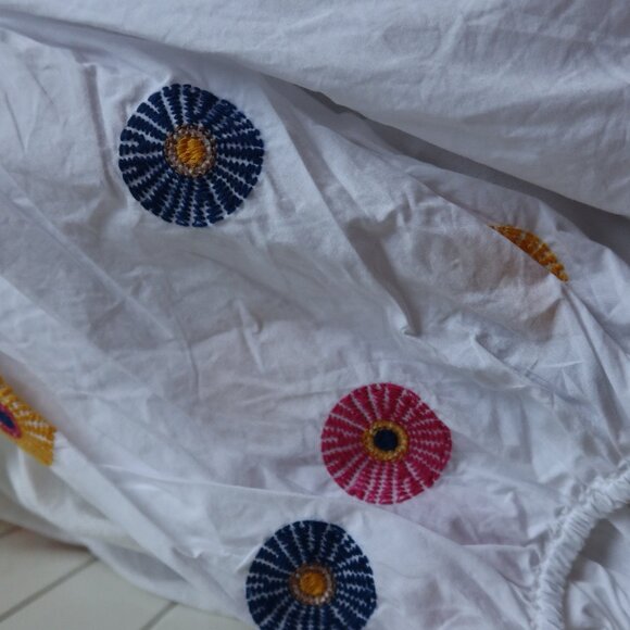 Madewell Embroidered Off-the-Shoulder Top XL - Picture 5 of 7